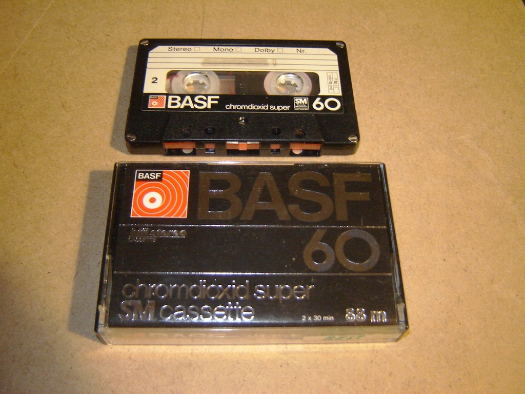Kaseta magnetofonowa BASF chromdioxid 60