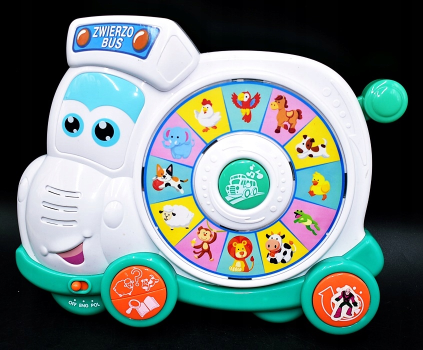 481413 HAPPY KID TOY... ko EDUKACYJNY ZWIERZOBUS 12848133746