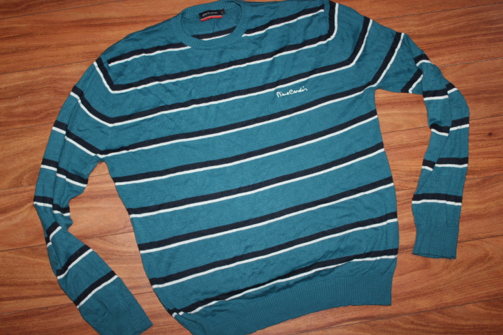 Pierre Cardin L Modny Sweter XL