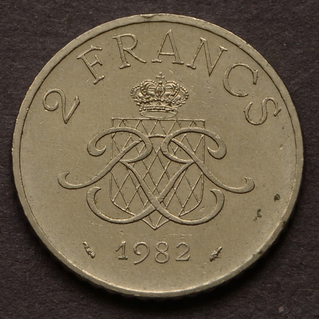 Monako - 2 franki 1982