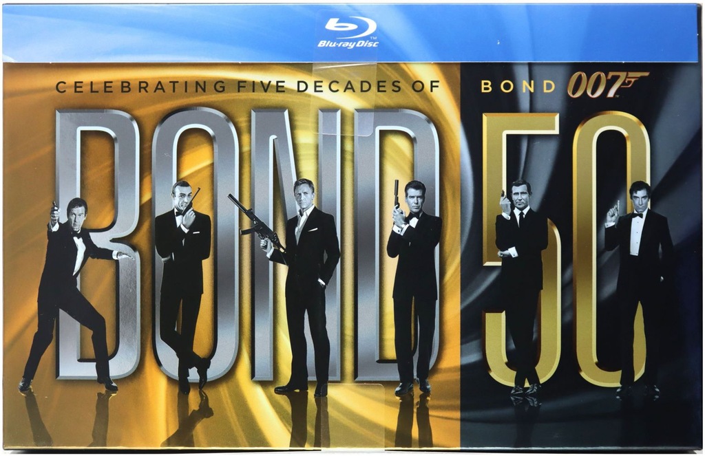 007 JAMES BOND: PEŁNA KOLEKCJA 23 FILMY BOX 23BLU-