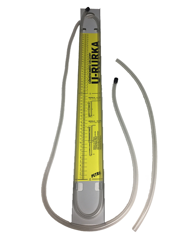 MANOMETR CIECZOWY U-RURKA POMIAR CIŚNIENIA 302768