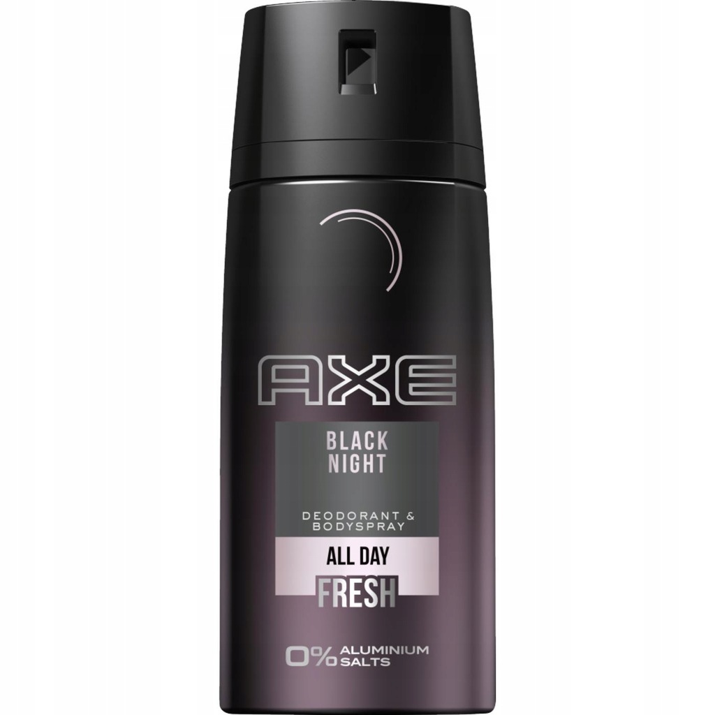 axe black night body spray