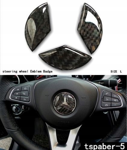 Emblemat na kierownice Mercedes Benz logo 45mm