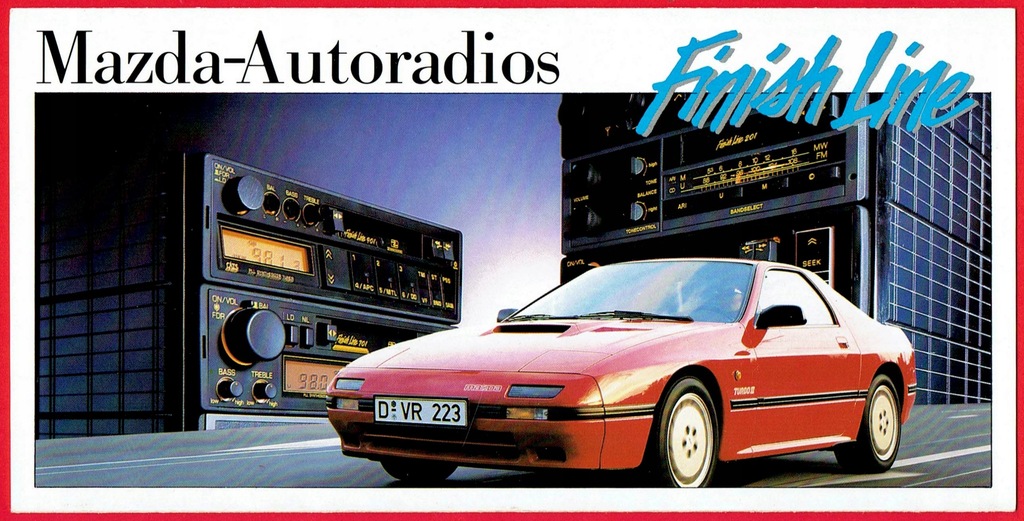 Mazda - Autoradios - 1989 Katalog 8 stron