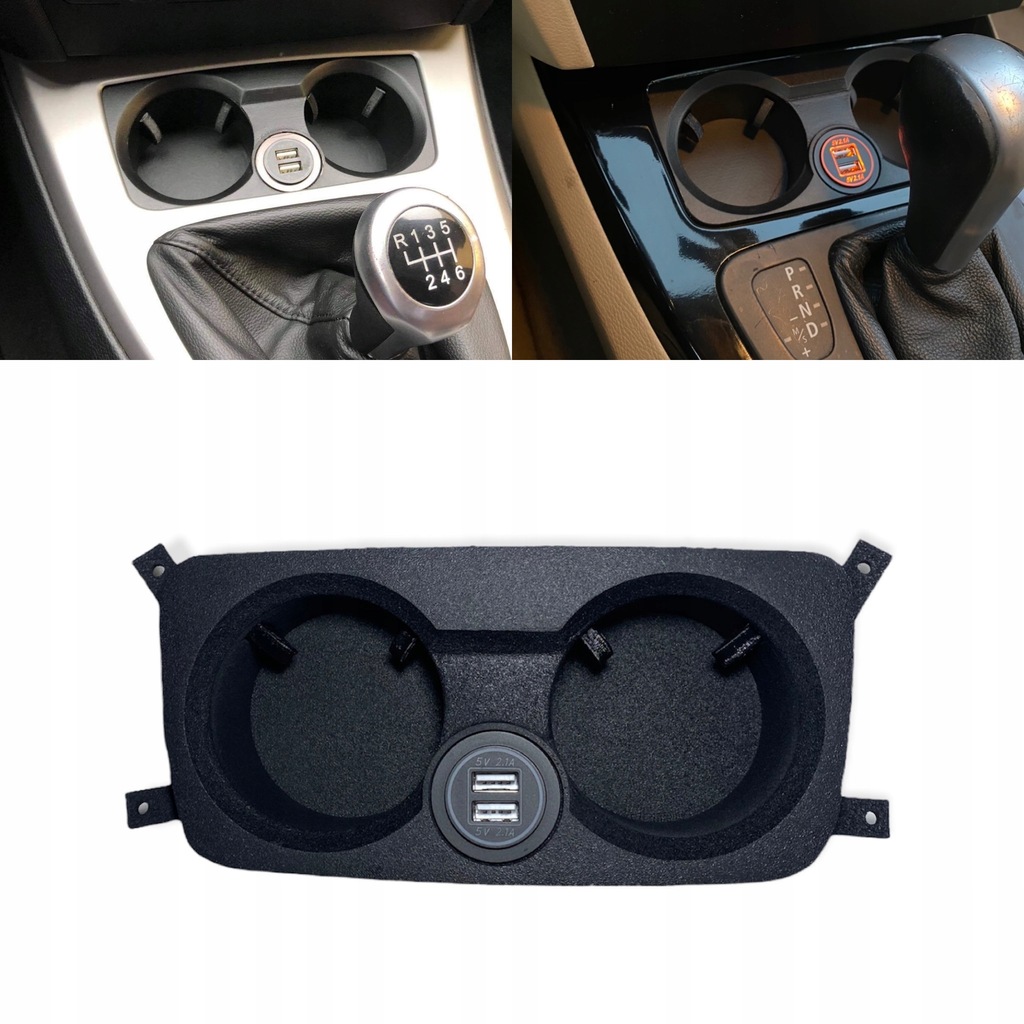 UCHWYT NA KUBKI CUP HOLDER BMW E90 E91 E92 E93 - 12303582625