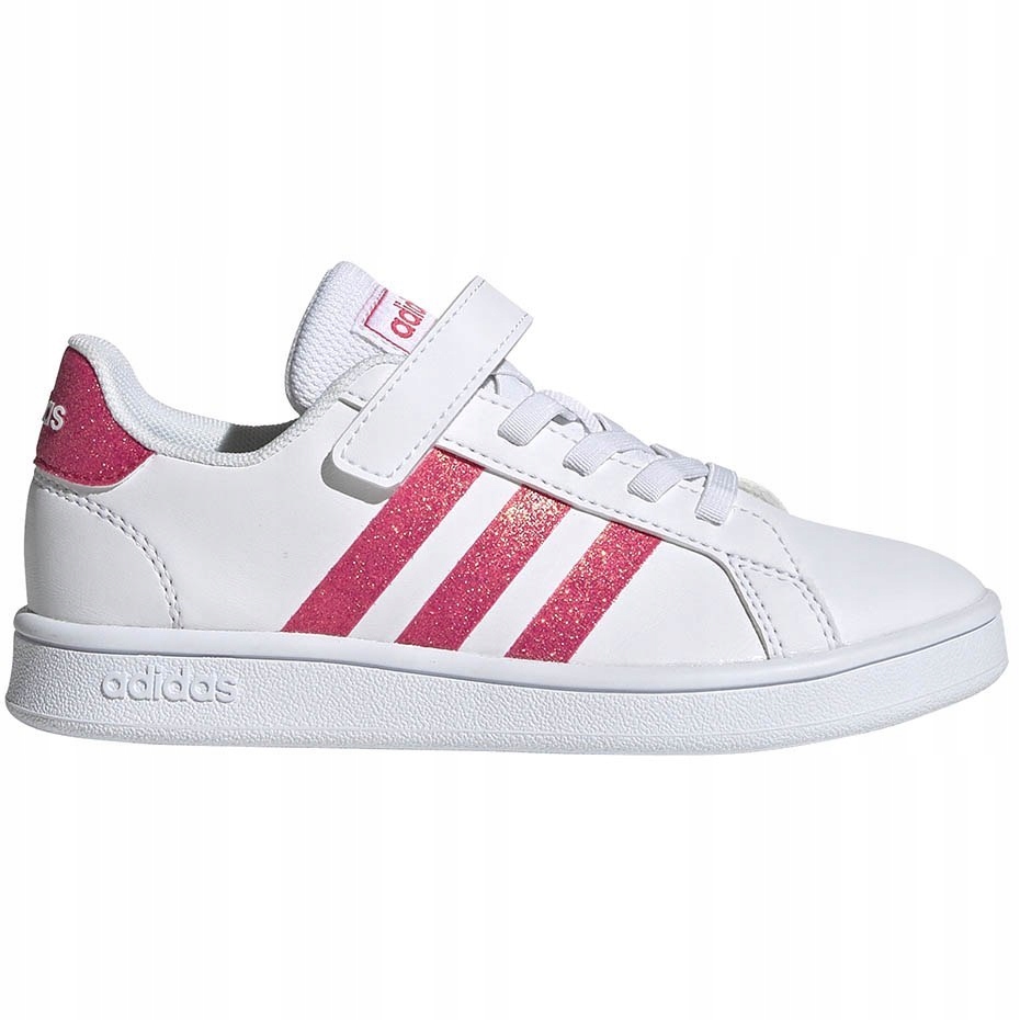 Buty dziewczęce adidas Grand Court C białe 28