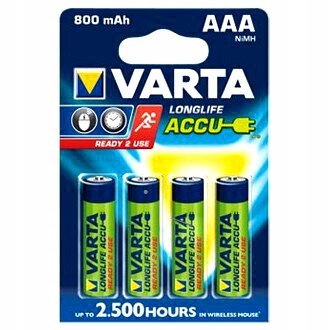 Akumulatorki Varta Ready2use R03 Ni-MH 800mAh 4szt