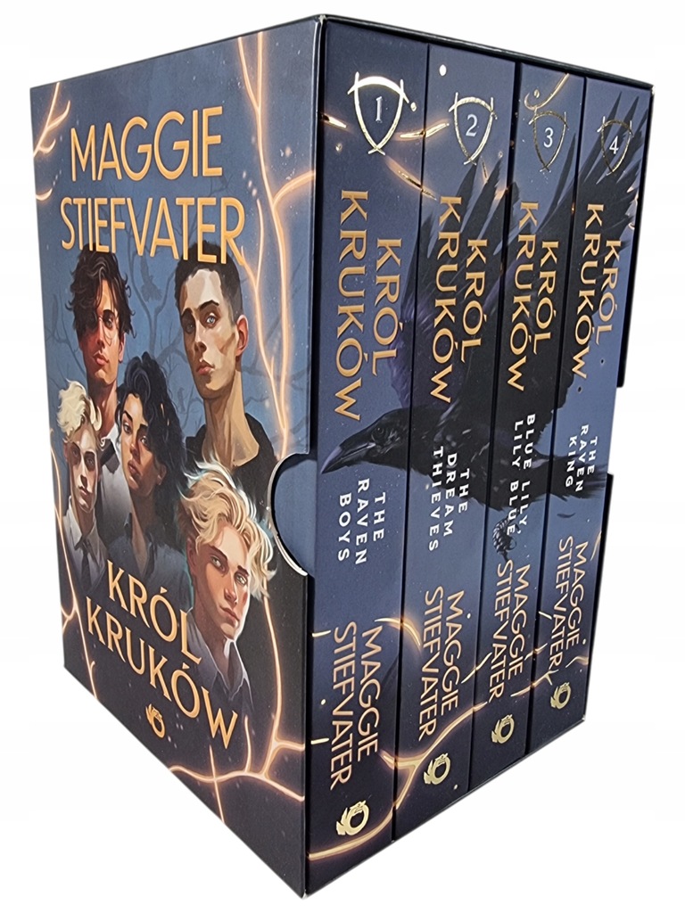 TWARDE / Król Kruków 1-4 / Maggie Stiefvater