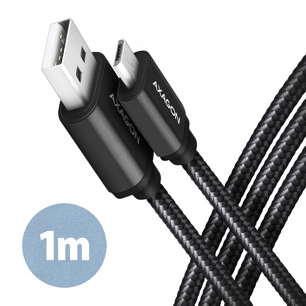 BUMM-AM10AB Kabel MicroUSB - USB-A, 1m, USB 2,,,,