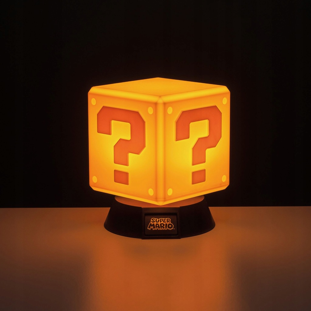 LAMPKA SUPER MARIO / QUESTION BLOCK ZNAK ZAPYTANIA