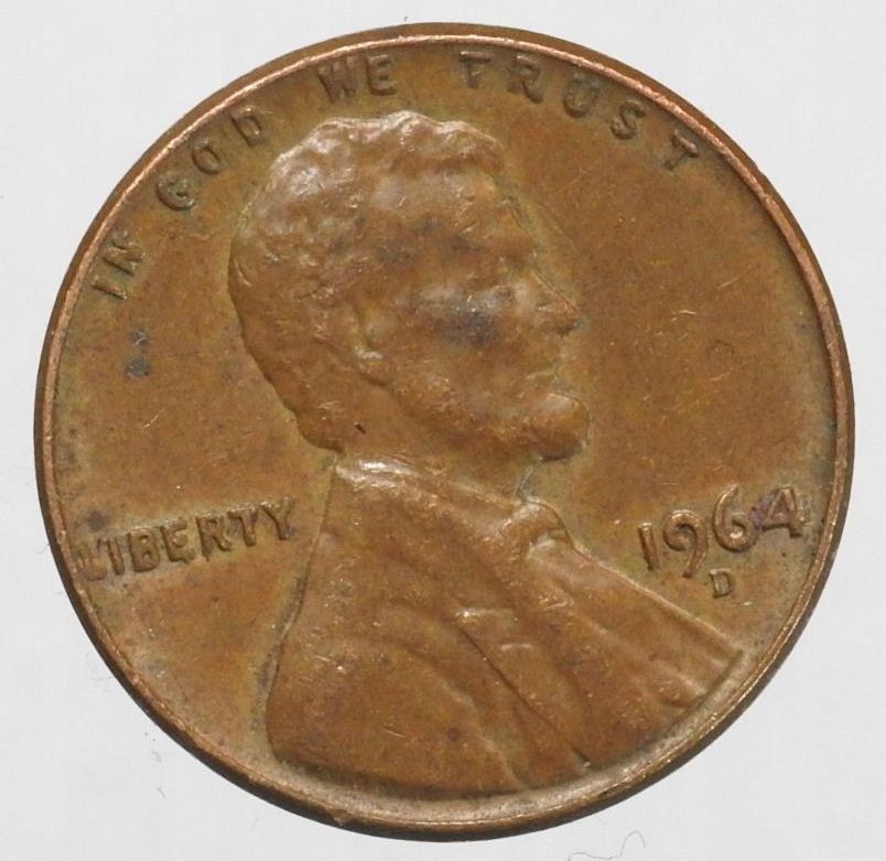 S35. USA 1 CENT 1964 D LINCOLN