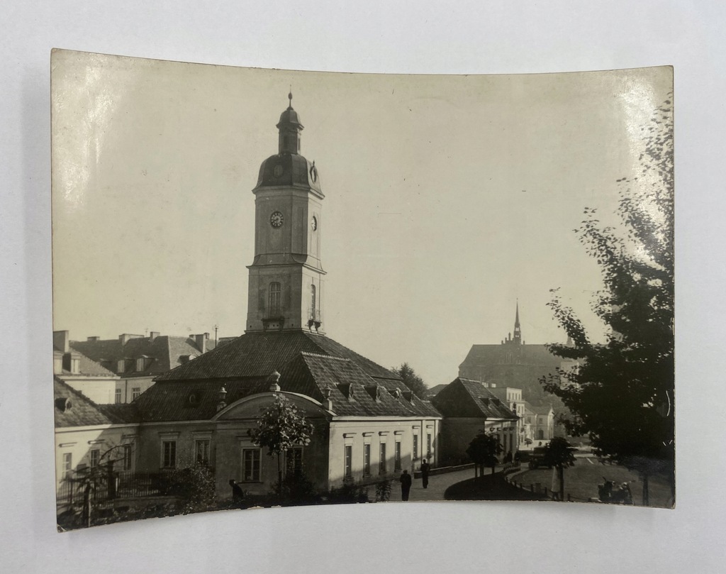 Pocztówka Białystok ratusz fot. A. Johann A. Ulikowski