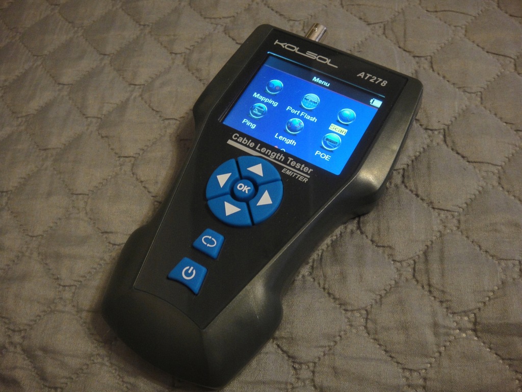 KOLSOL AT278 TESTER KABLI SIECIOWYCH