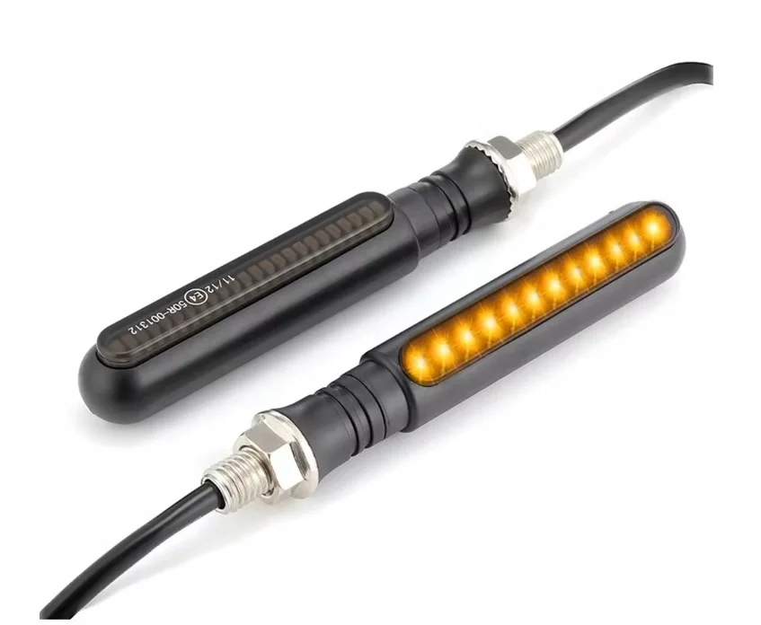 Kierunkowskazy led dynamiczne 2 szt pomarańczowe homolgacja E54