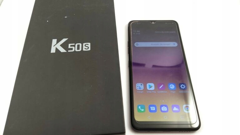 TELEFON LG K50S ŁADOWARKA, PUDEŁKO