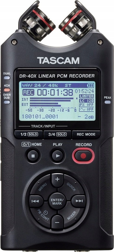 Tascam DR-40X - Przenośny rejestrator cyfrowy