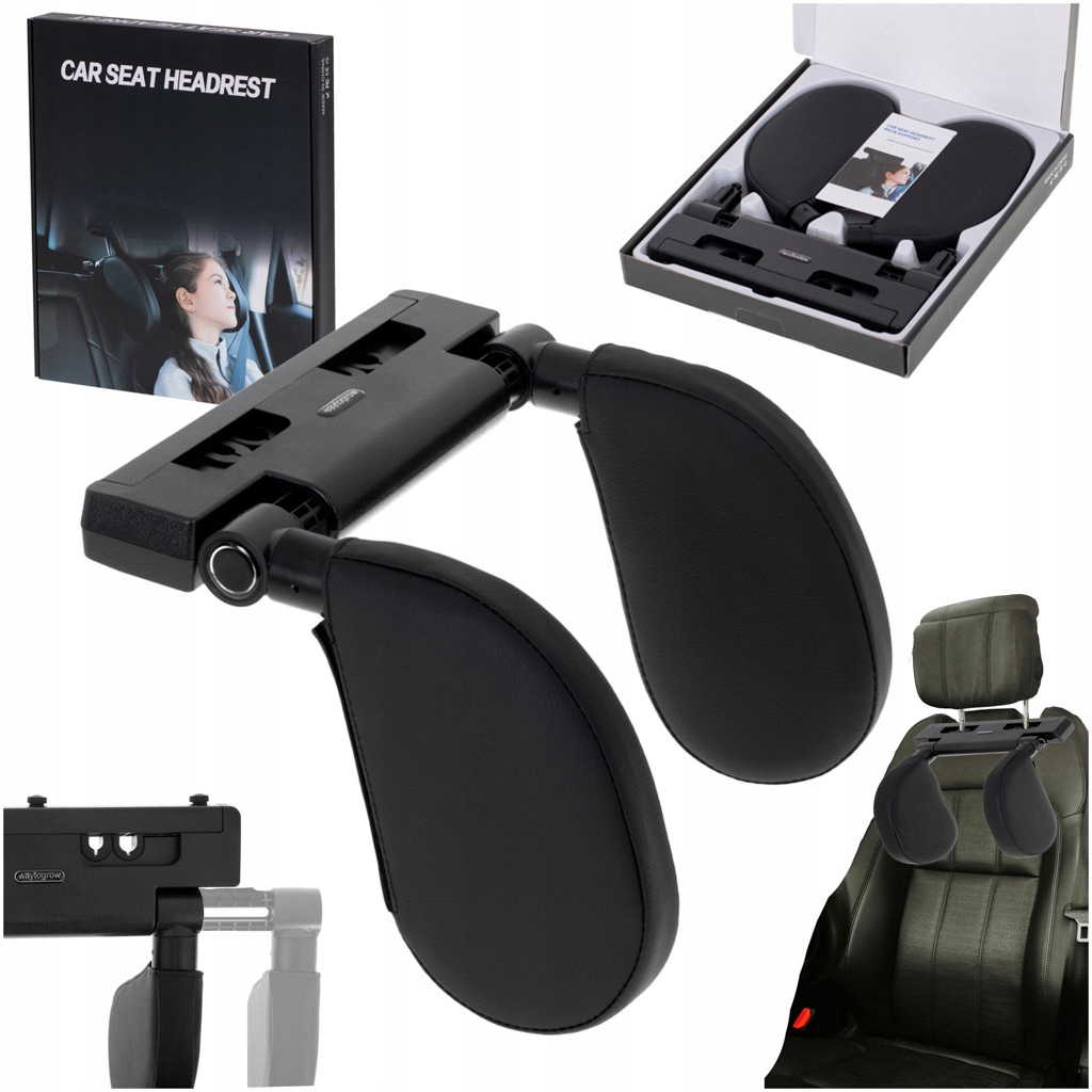 Zagłówek samochodowy poduszka podróżna oparcie na głowę szyje do samochodu