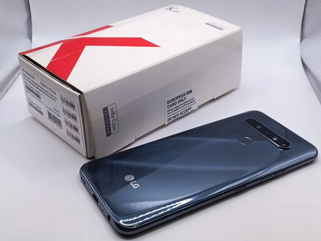 SMARTFON LG K61 LM-Q630EAW 4GB / 128GB + PUDEŁKO BEZ SIMLOCKA