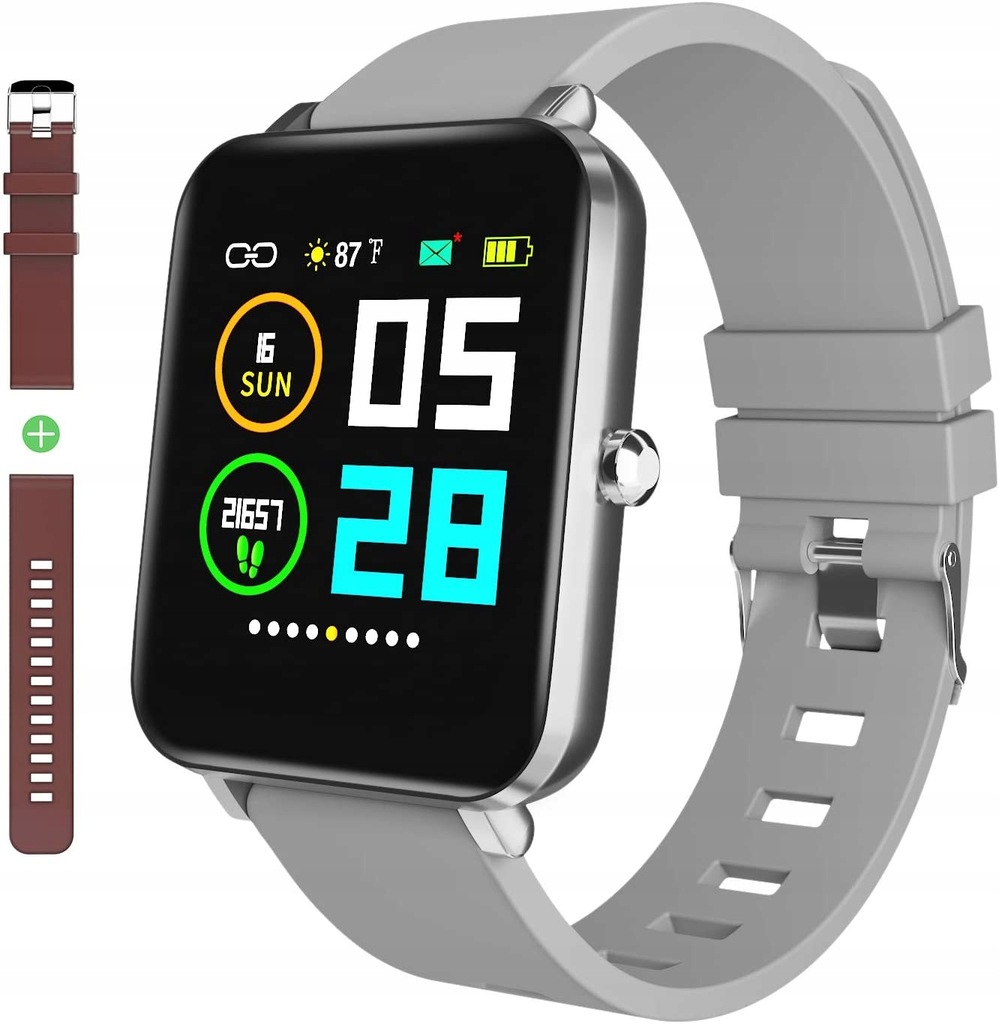 ZEGAREK SMARTWATCH SMARTBAND IP68 TĘTNO KROKI