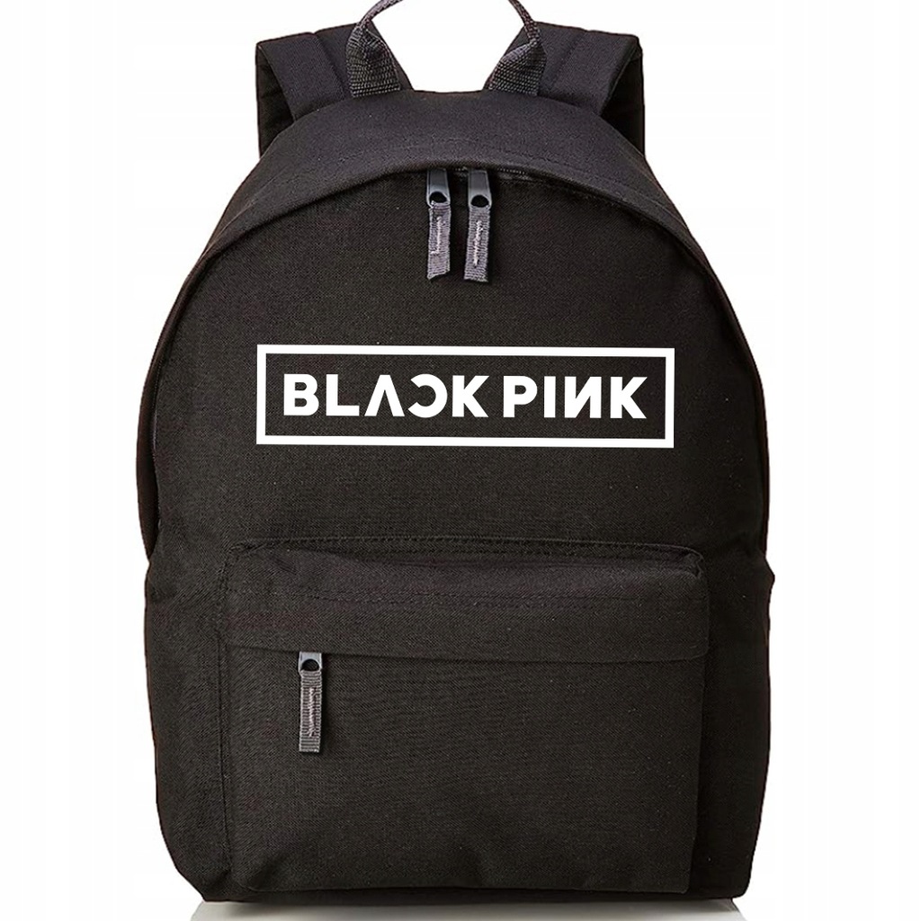 Plecak Szkolny Czarny Zabawne BLACK PINK Zespoły Koncerty Merch Wzory
