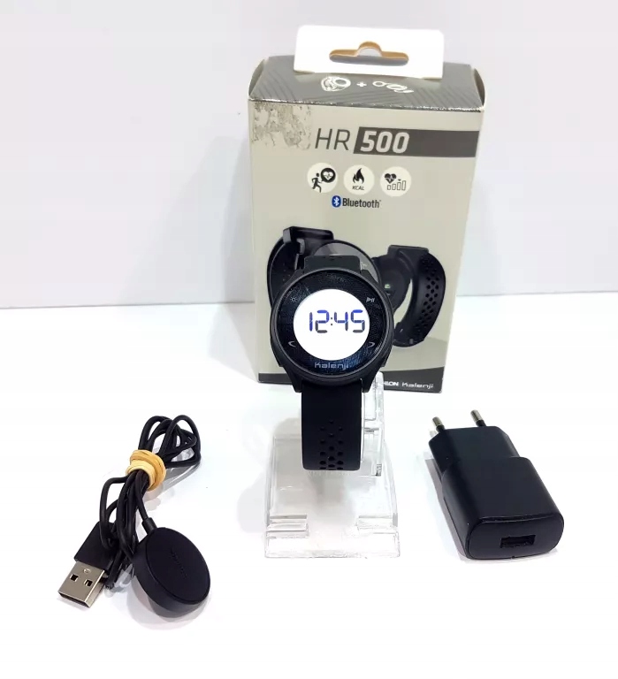 ZEGAREK Z PULSOMETREM DO BIEGANIA KALENJI HR 500