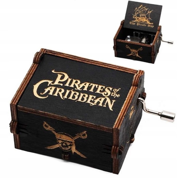 POZYTYWKA DREWNIANA PIRACI Z KARAIBÓW JACK SPARROW