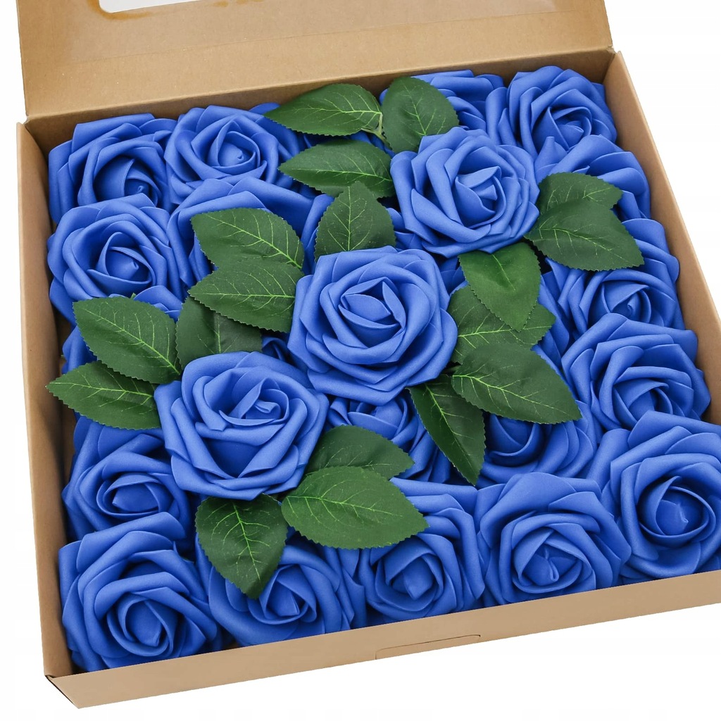 OWLKELA SZTUCZNE RÓŻE PIANKOWE