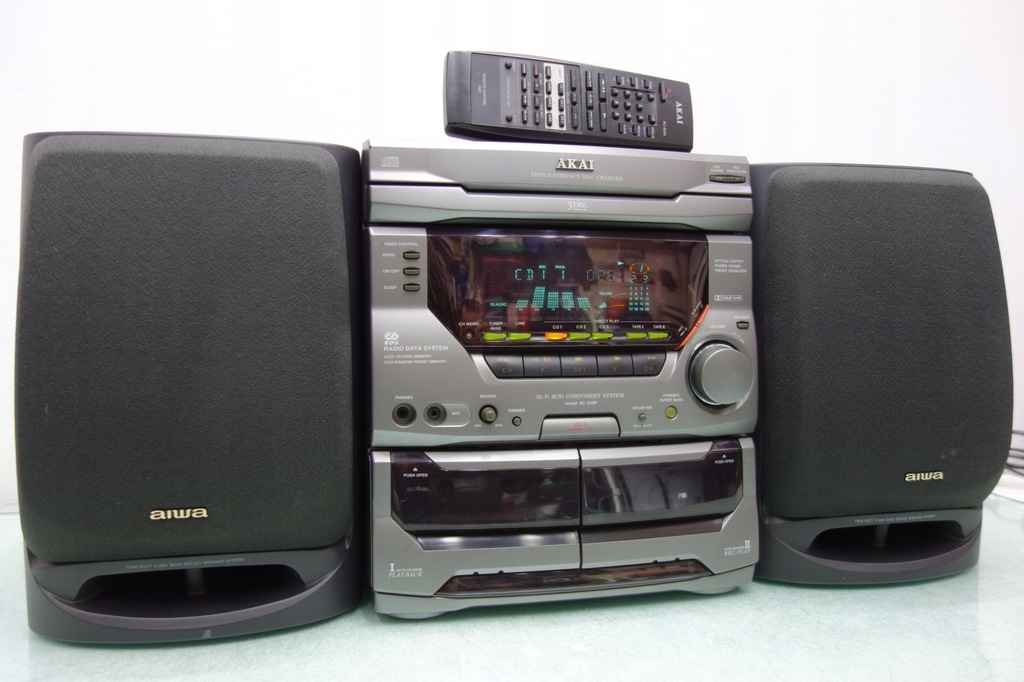 AKAI=AC-523R=3 CD=PILOT=Z OPYTKĄ=GWARANCJA=TANIO!