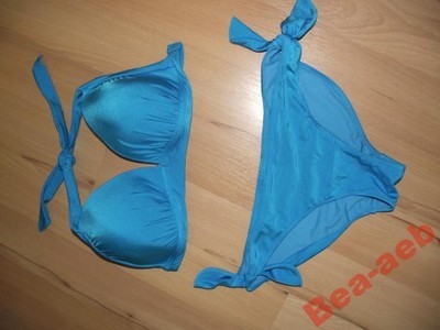 Bikini kostium 2-częściowy 42 XL F&F BDB blue