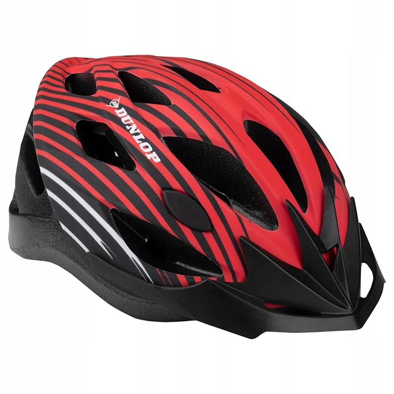ND38_E8711252240015_RED Dunlop - Kask rowerowy