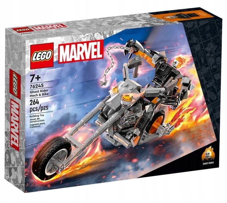 Lego SUPER HEROES 76245 Upiorny Jeździec - mech i motor