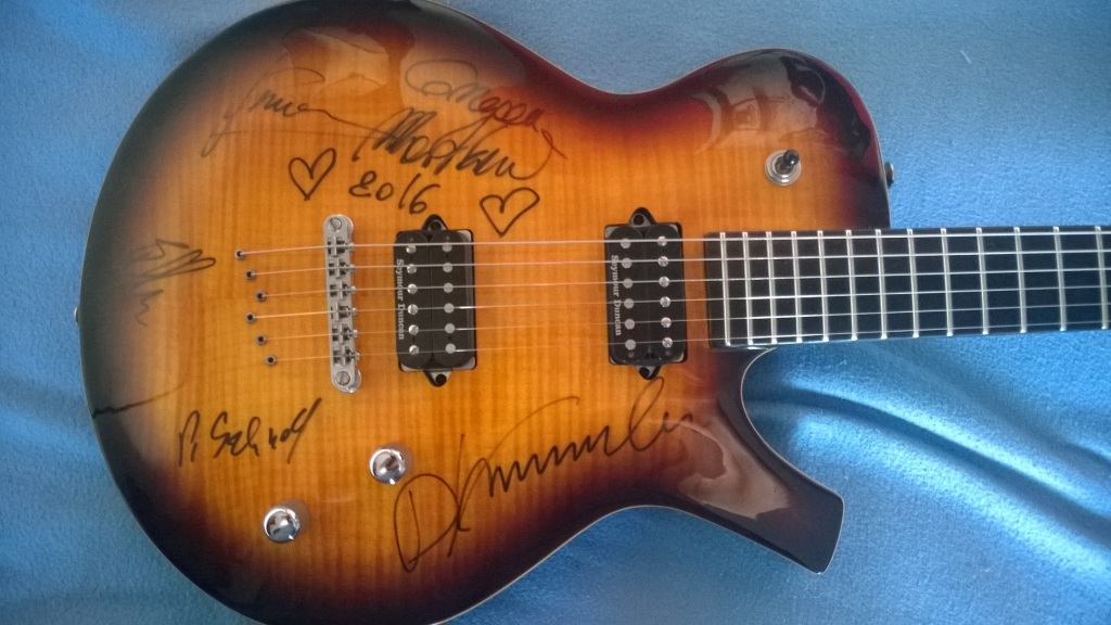 Gitara elektryczna Parker + autografy Perfect