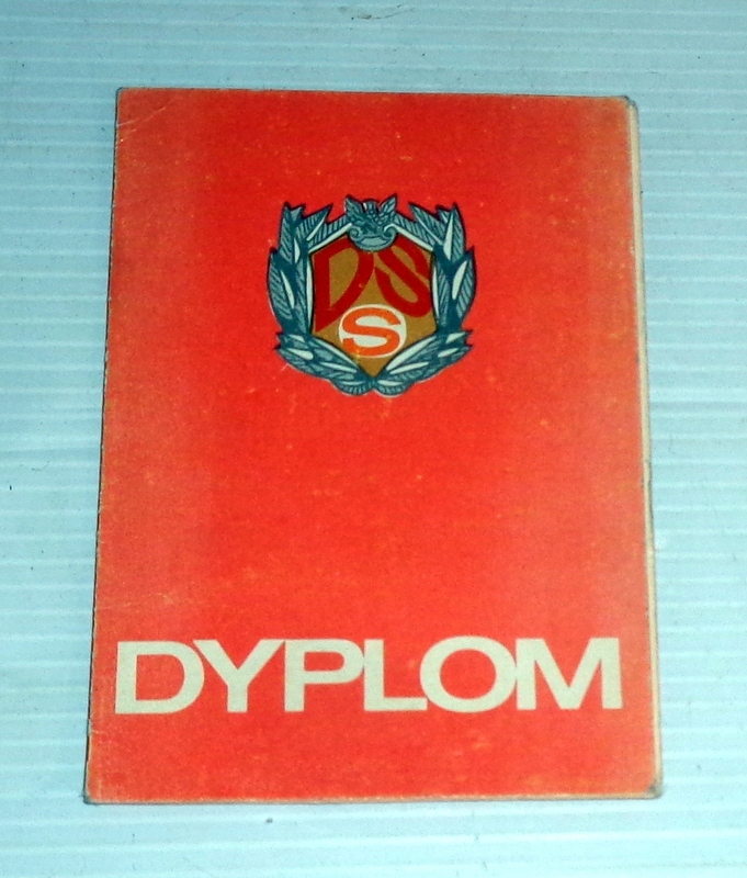 Drużyna Służby Socjalistycznej - legitymacja z 1980r.