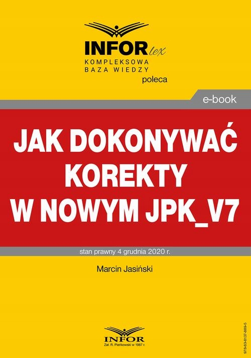 JAK DOKONYWAĆ KOREKTY W NOWYM JPK_V7 MARC.. EBOOK