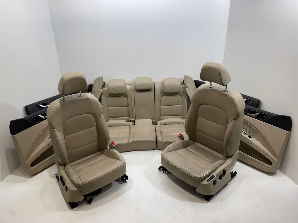 SKODA SUPERB II FOTELE KANAPA BOCZKI TUNEL KOMPLET 12868975624