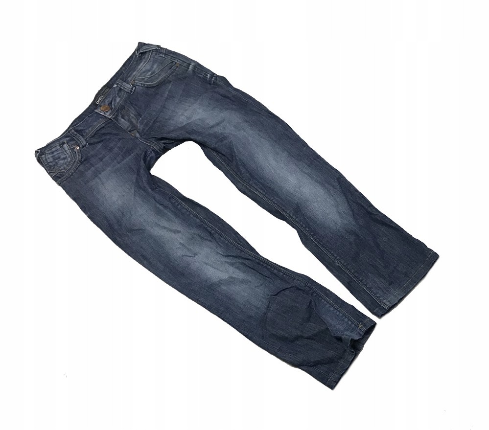 21K425 ONLY PROSTE JEANSOWE SPODNIE W27/L32 N-V