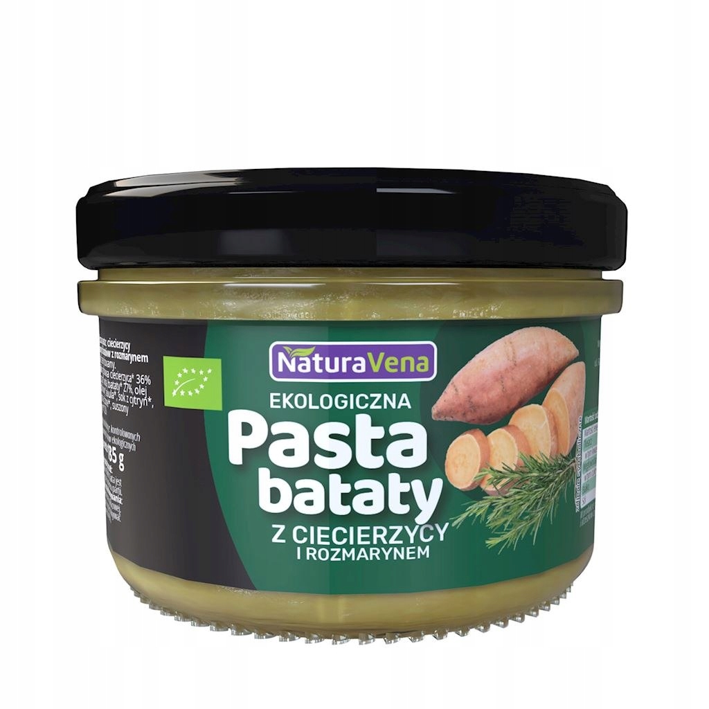 PASTA Z BATATÓW CIECIERZYCĄ I ROZMARYNEM BIO 185 g