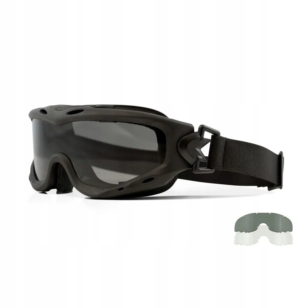 Okulary Taktyczne Wiley X SPEAR Grey/Clear Matte Black Frame