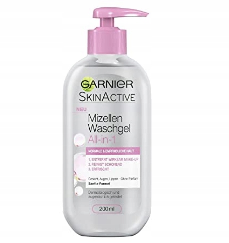 GARNIER SKINACTIVE ŻEL MICELARNY ALL IN 1 DO133