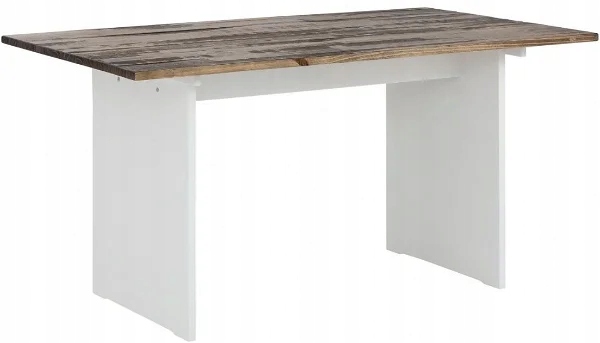 Stół do jadalni w stylu duńskim Morgen, 140 cm, brązowy