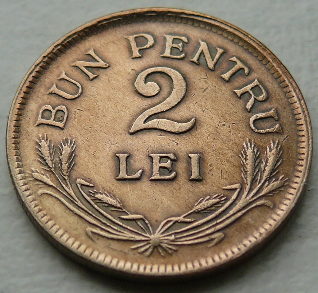 Rumunia - 2 lei - 1924 r. - Ferdynand I