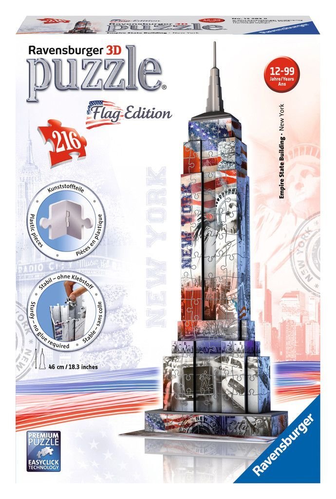 PUZZLE 3D RAVENSBURGER FLAG EDITION EMPIRE STATE