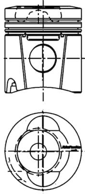 Tłok (śr. 102mm, STD) DEUTZ DEUTZ FAHR AGROPLUS;