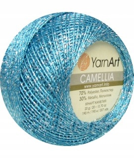 Yarn Art Camellia kordonek metalizowany 423