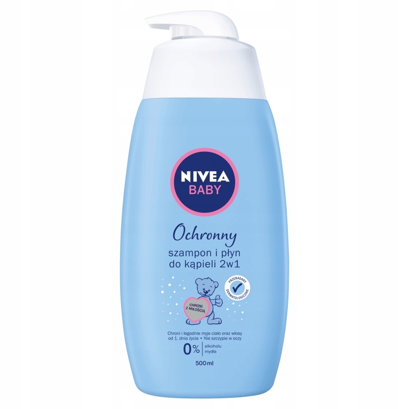 NIVEA BABY OCHRONNY SZAMPON I PŁYN DO KĄPIELI 2W1