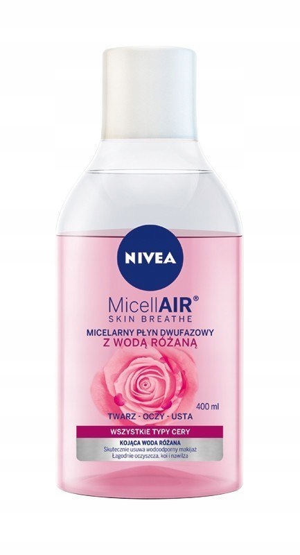 Nivea Micell Air Skin Breathe Micelarny Płyn dwufa