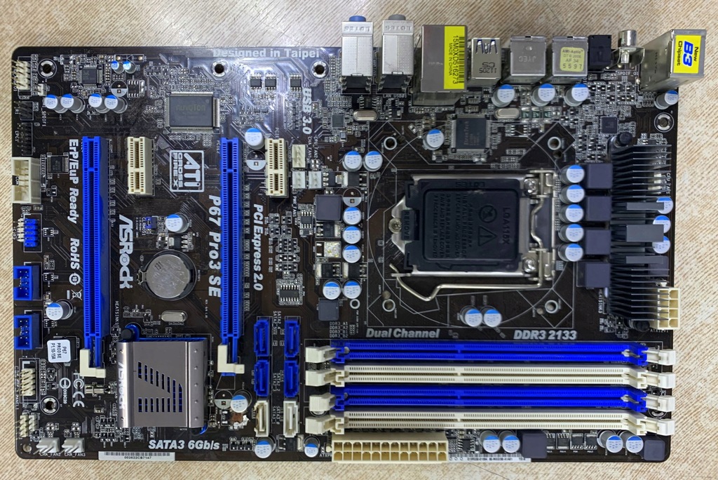 ASROCK P67 Pro3 SE - USZKODZONA