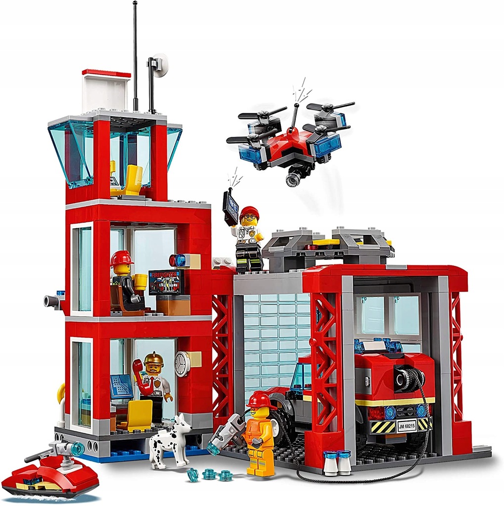 Купить LEGO CITY 60215 ПОЖАРНАЯ СТАНЦИЯ ПОЖАРНАЯ СТАНЦИЯ: отзывы, фото, характеристики в интерне-магазине Aredi.ru