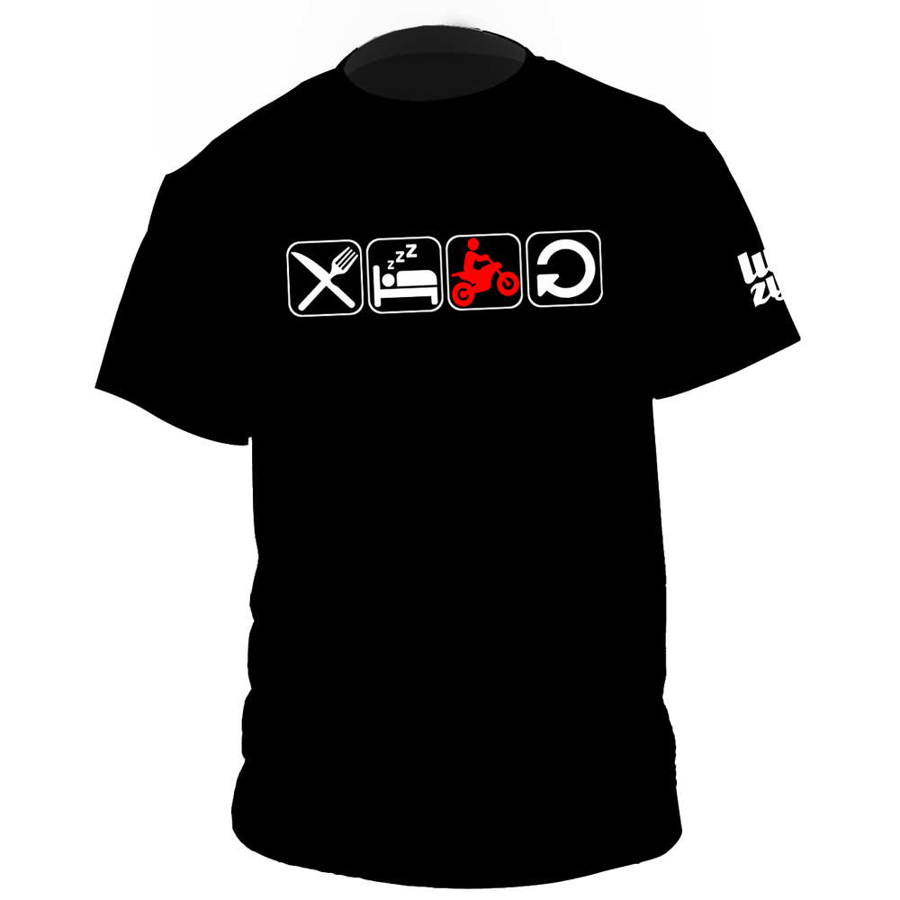 KOSZULKA TSHIRT LUCZYN EAT SLEEP ŁUTUTU REPEAT S